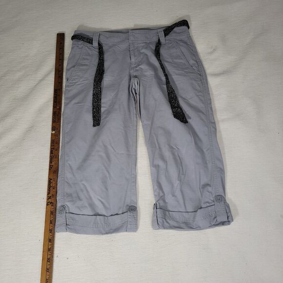 The North Face Cargo Pants Womens Sz 10 Gray Convertible Rollup Style AV2U Hike - Picture 7 of 16